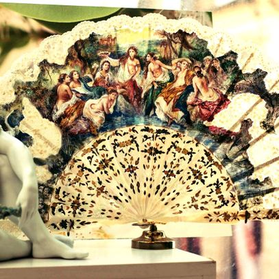 abanico siglo XIX