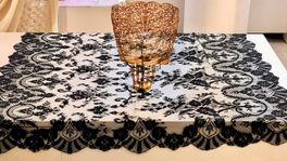 mantilla bordada a maquina