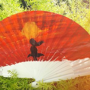 abanicos con pinturas especiales