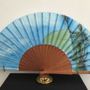 abanico pintado a mano