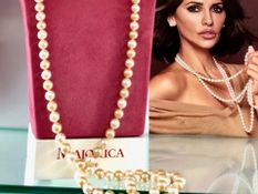 Diza-Dizal-Zadi - Abanicos de Sevilla collar de perlas Majorica