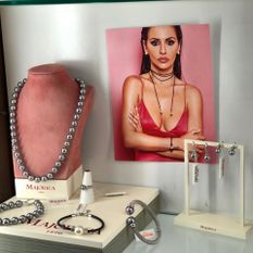 Diza-Dizal-Zadi - Abanicos de Sevilla collar y pulsera de perlas Majorica