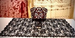 mantilla y peina
