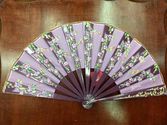 Diza-Dizal-Zadi - Abanicos de Sevilla abanico con diseño en morado y flores