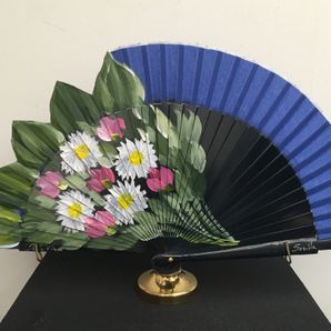 abanico con flores